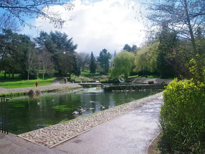 The water garden in Harlow Town Park
