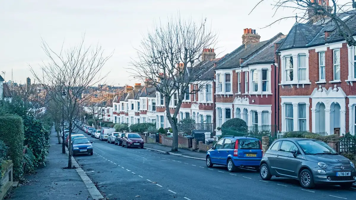 Victorian terraced houses on Inderwick Road, Hornsey Vale, Hornsey