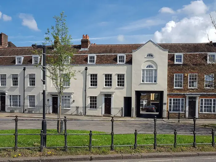 Georgian houses on Southgate Green, London N14