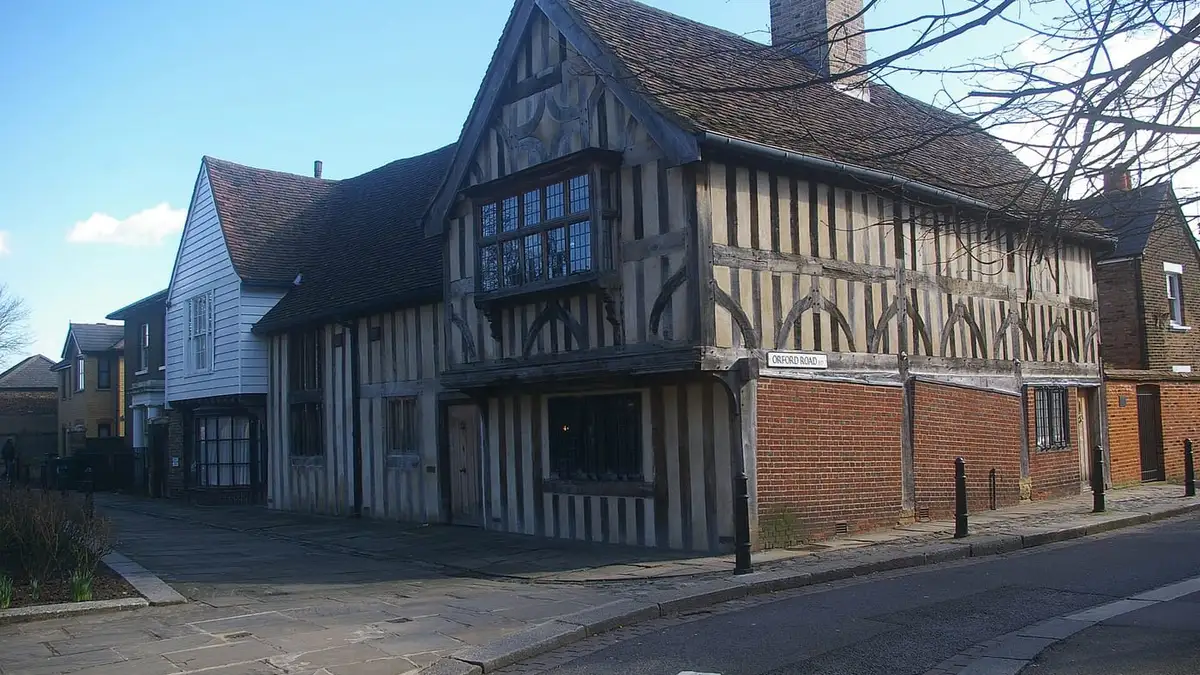 The timber-framed Ancient House on Church Lane, Walthamstow Village