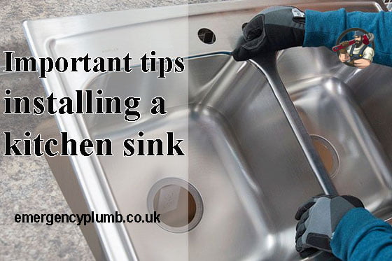 How to install a kitchen sink?